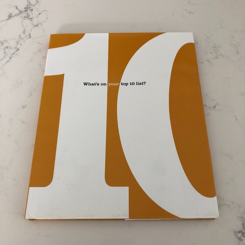 What's on your Top 10 List? Hardcover Book by Dan Zadra Size OS
